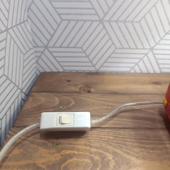 Target Red Ceramic Fire Truck Engine Bedside Table Lamp - Picture 2 of 12